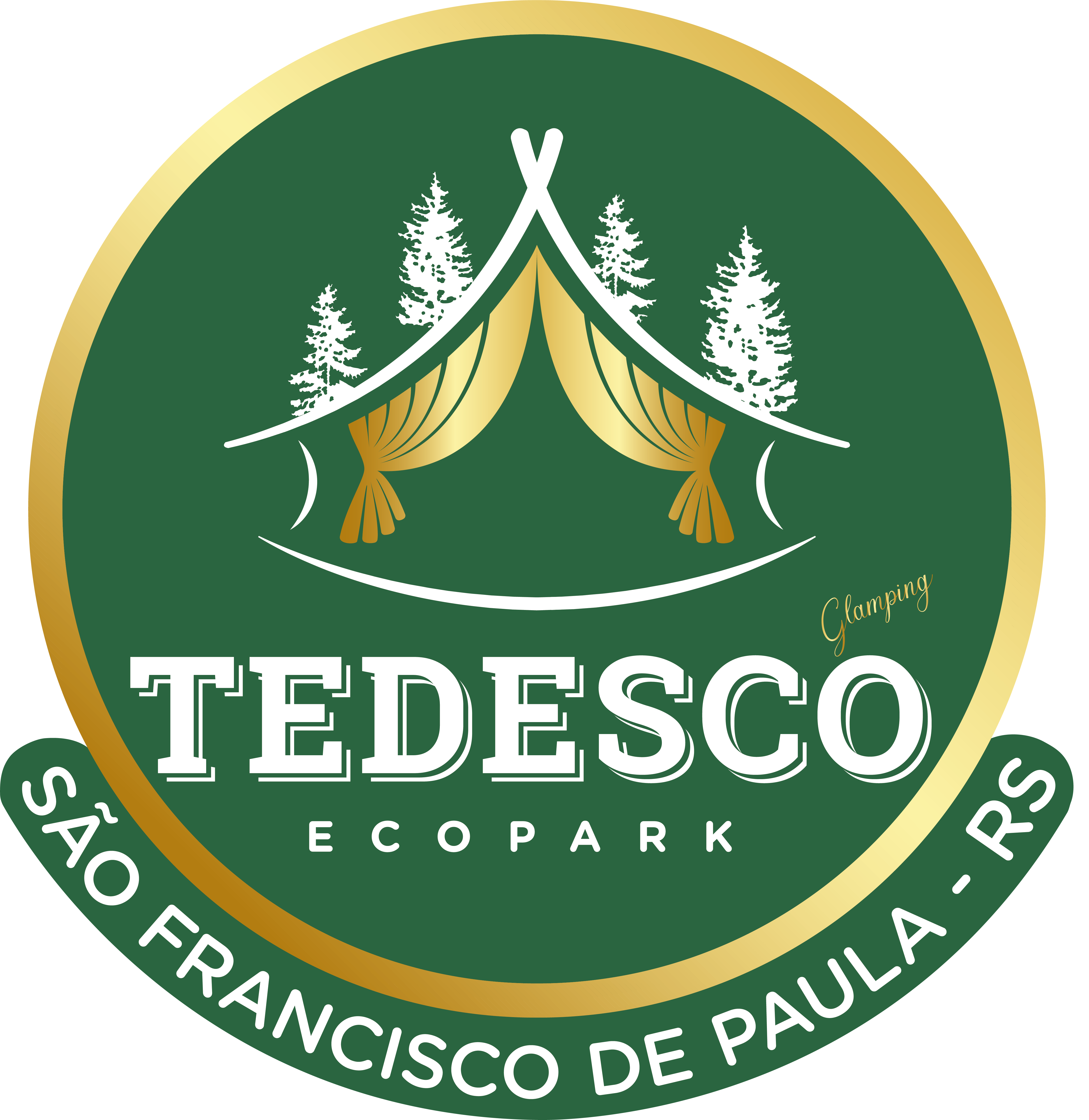 Logotipo Tedesco Eco Park PNG