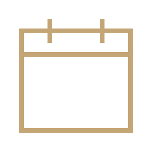symbole de calendrier jaune